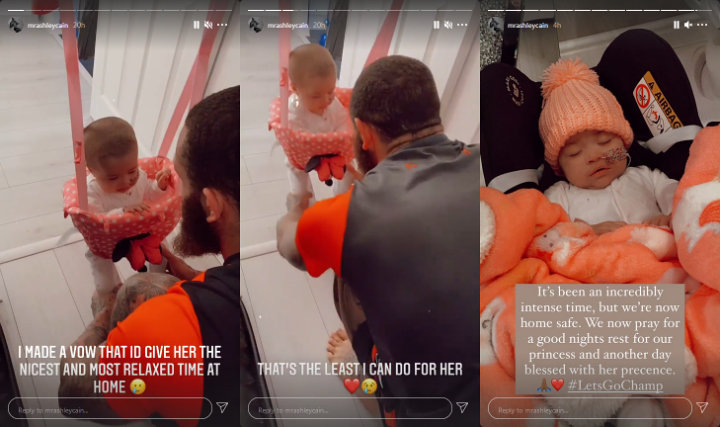 Ashley Cain's Instagram