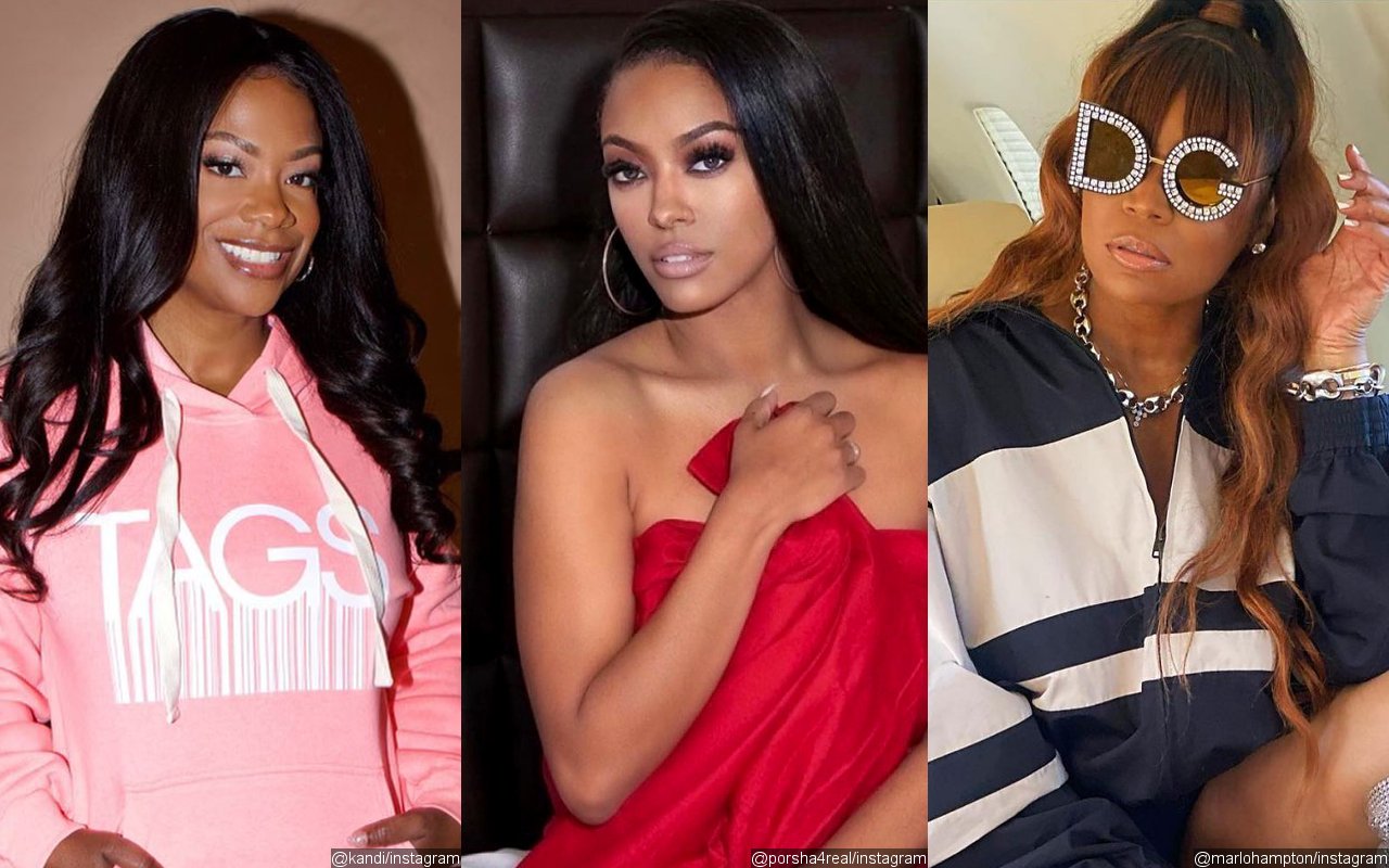 'RHOA': Kandi Burruss Confirms Porsha Williams Hooked Up With Male Stripper, Says Marlo Hampton