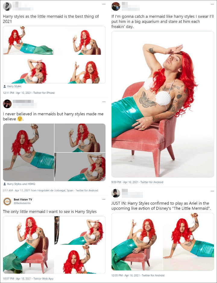 Tweets of Harry Styles' fans