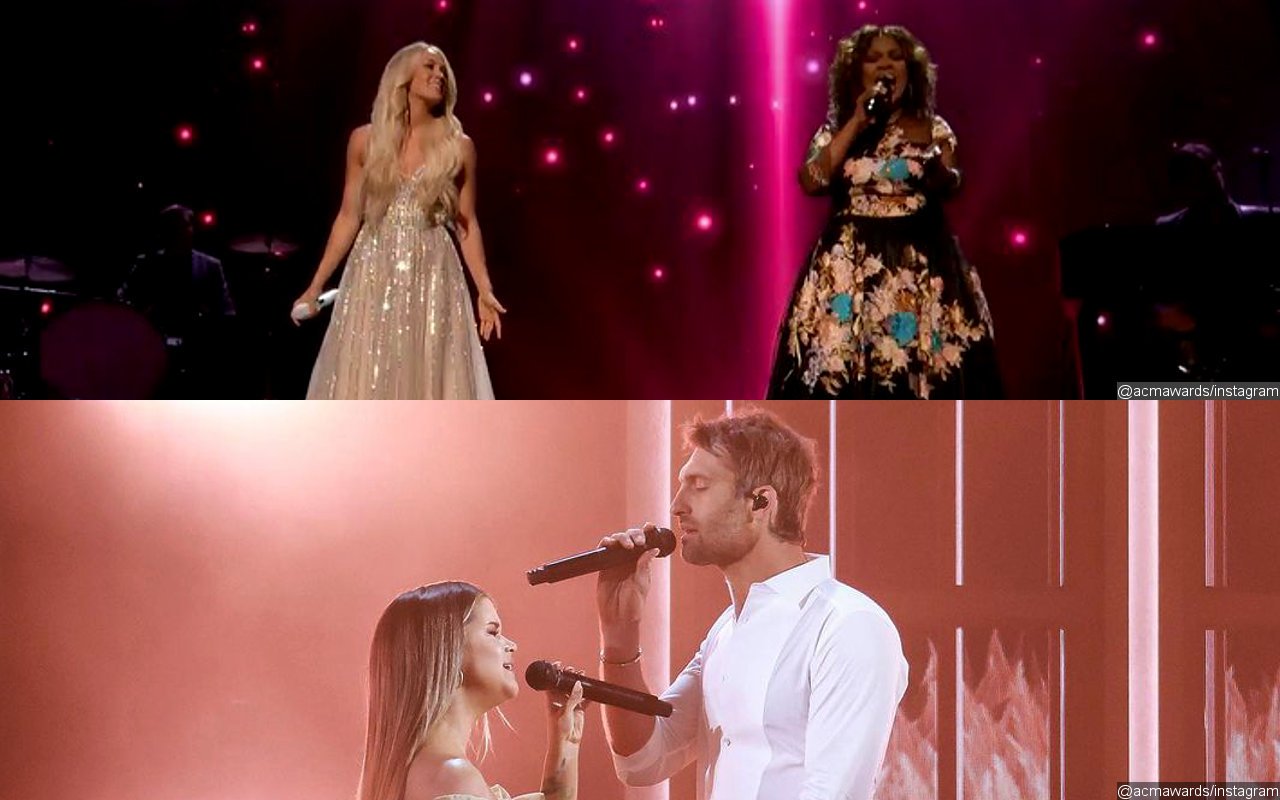 ACM Awards 2021: Carrie Underwood Looks Angelic, Maren Morris and Ryan Hurd Offer Sultry Performance