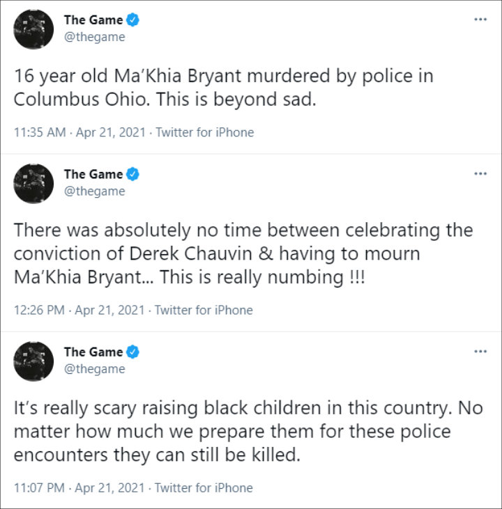 The Game's Tweets