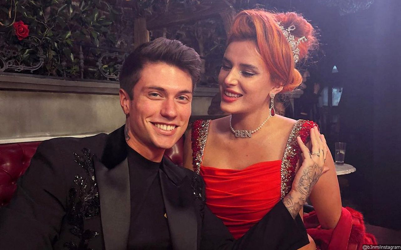 Bella Thorne Is Hot in Red at Her Engagement Party to Benjamin Mascolo