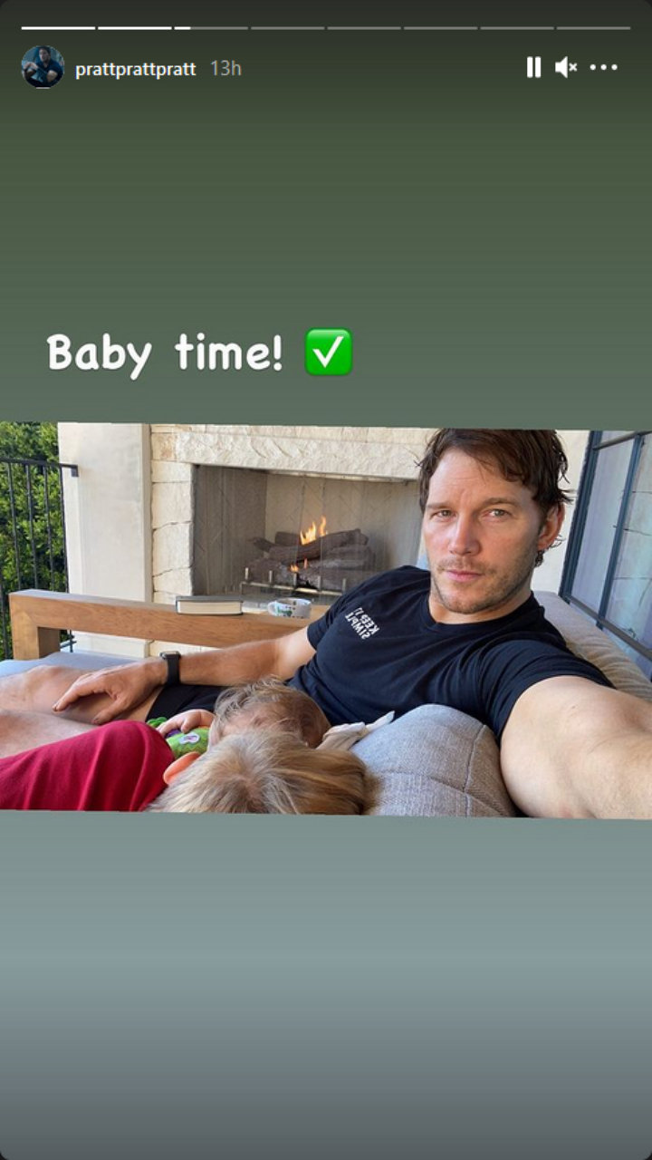 Chris Pratt's Instagram Story