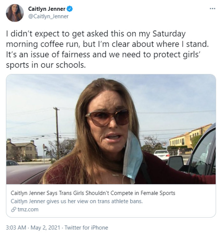 Caitlyn Jenner's Tweet