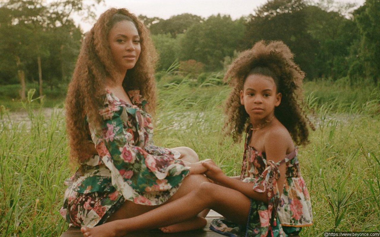 Beyonce's Daughter Blue Ivy Grown Much Taller in Rare Family Pic With Twin Siblings
