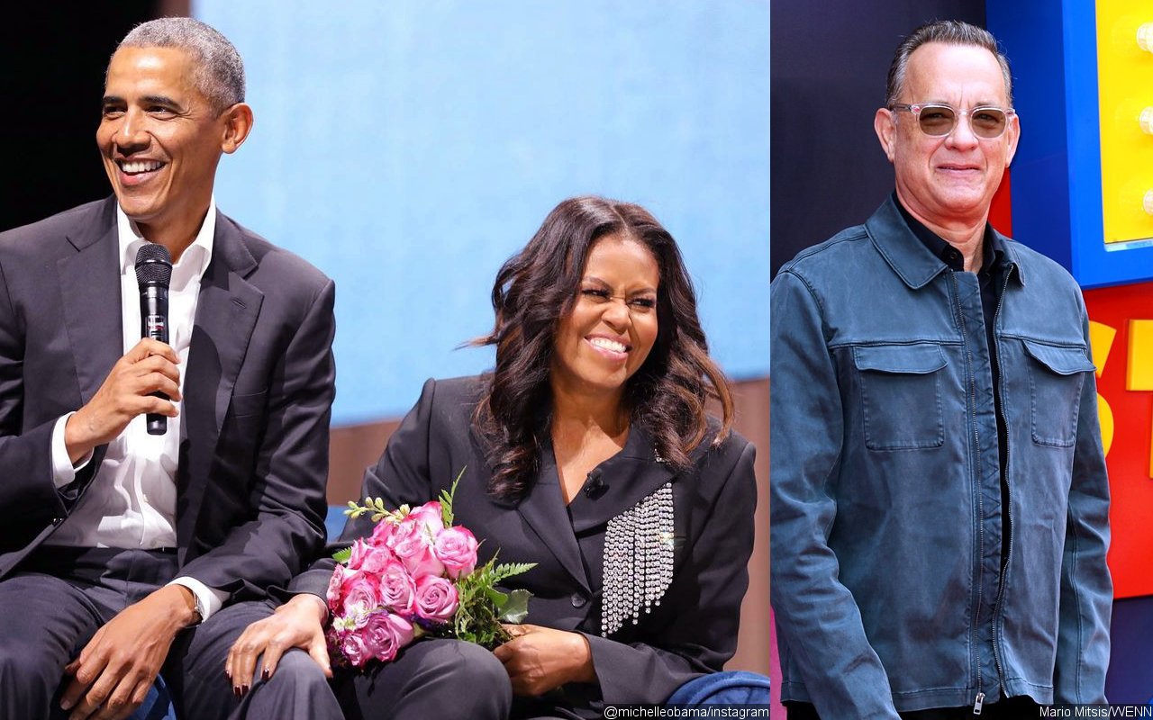 Barack and Michelle Obama Partying All Night With A-Listers at Tom Hanks-Hosted Dinner