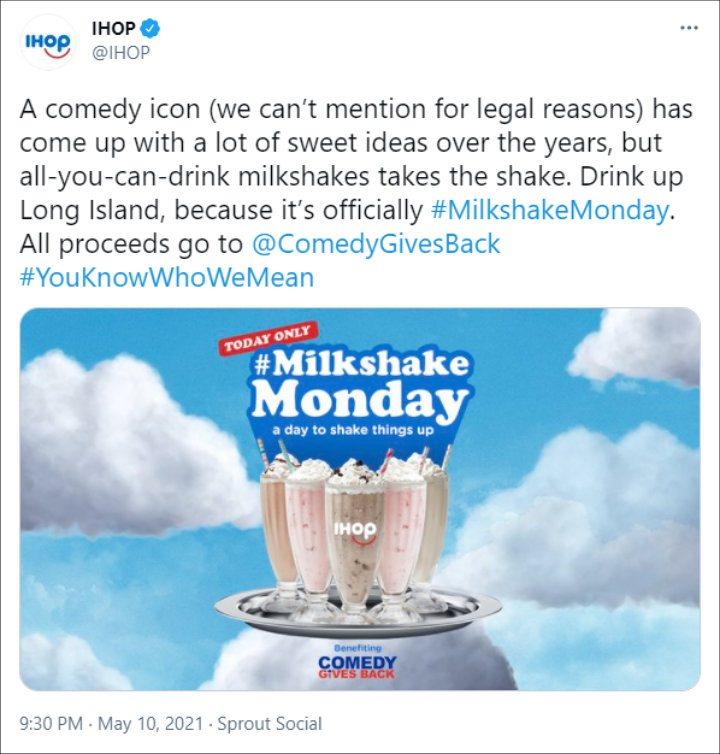 IHOP via Twitter