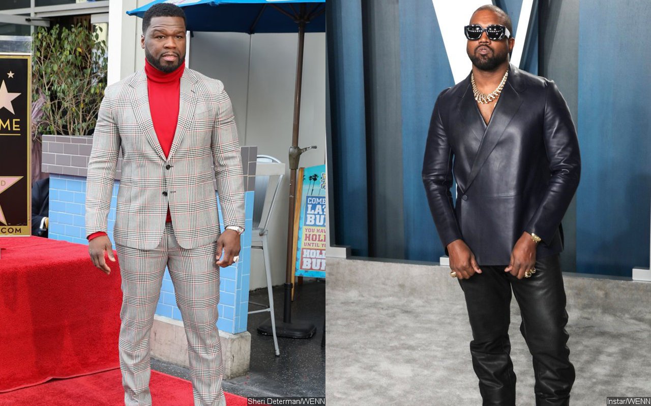 50 Cent Trolls Kanye West Over Yeezy Sandals