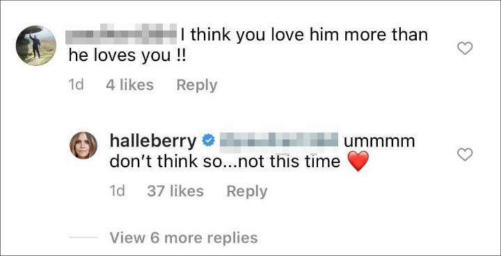 Halle Berry's IG Story