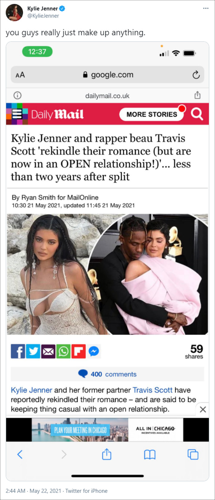 Kylie Jenner via Twitter