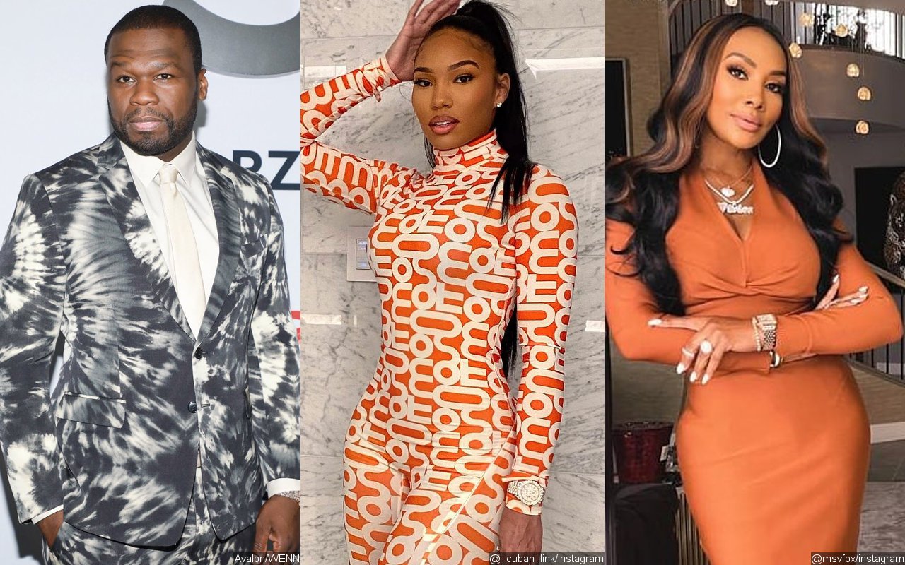 50 Cent GF terus menaungi Vivica A. Fox setelah aktris tersebut berbagi foto throwback dengannya