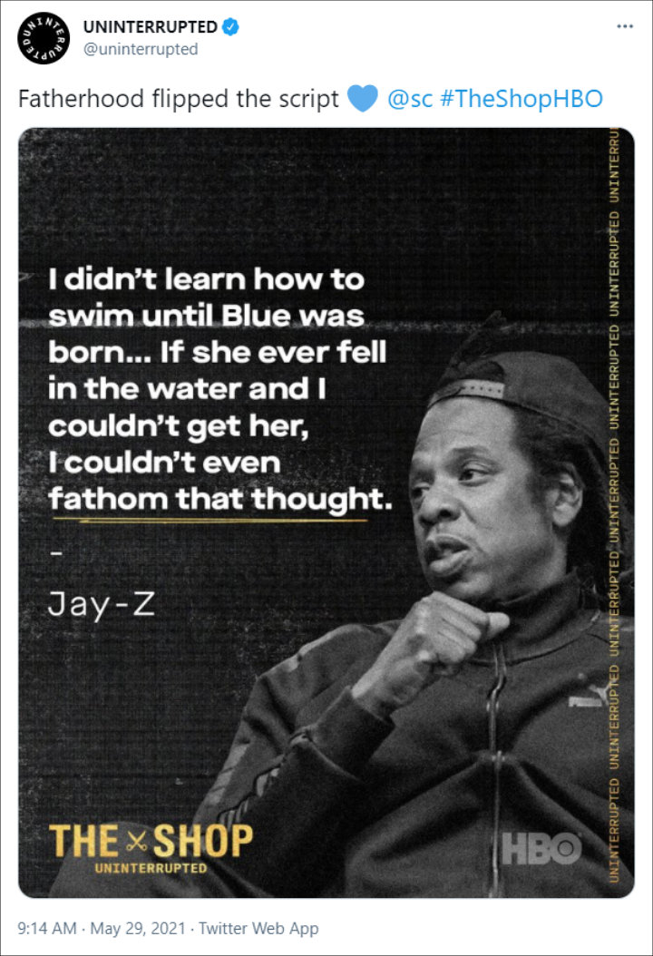 JayZ's Fear Not to Be Able to Save Daughter Blue Inspired Him to Learn