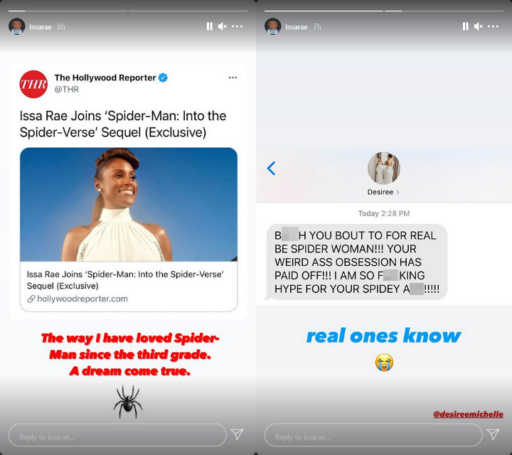 Issa Rae's IG Stories