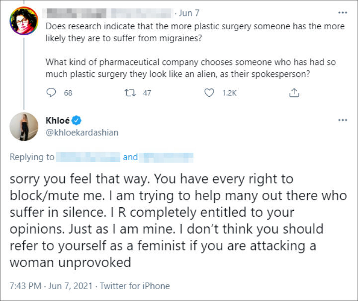 Khloe Kardashian's Tweet