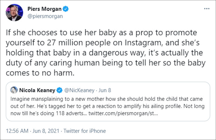 Piers Morgan via Twitter