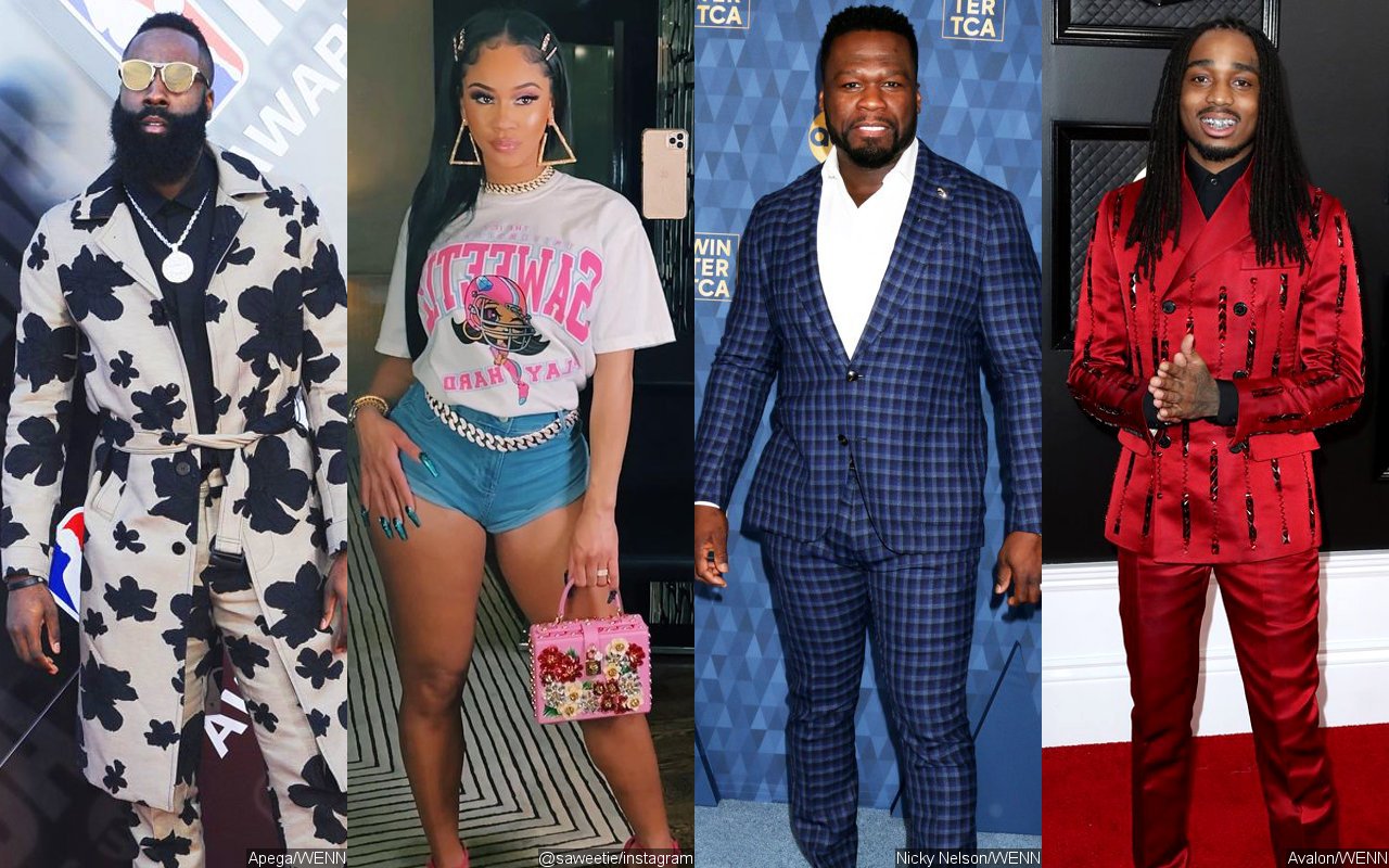 James Harden Denies Paying Saweetie $100K for a Date, 50 Cent Mocks Quavo