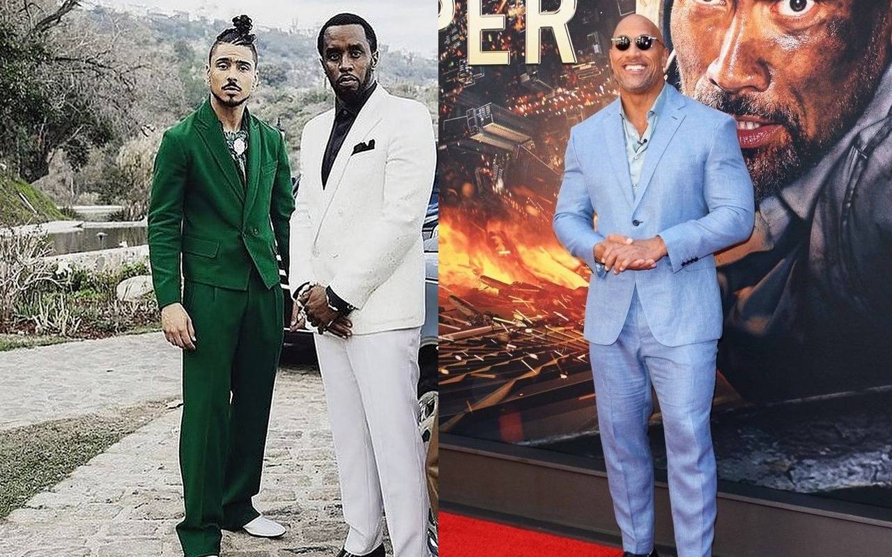 Diddy Surprises Stepson With Special Message From Dwayne Johnson for