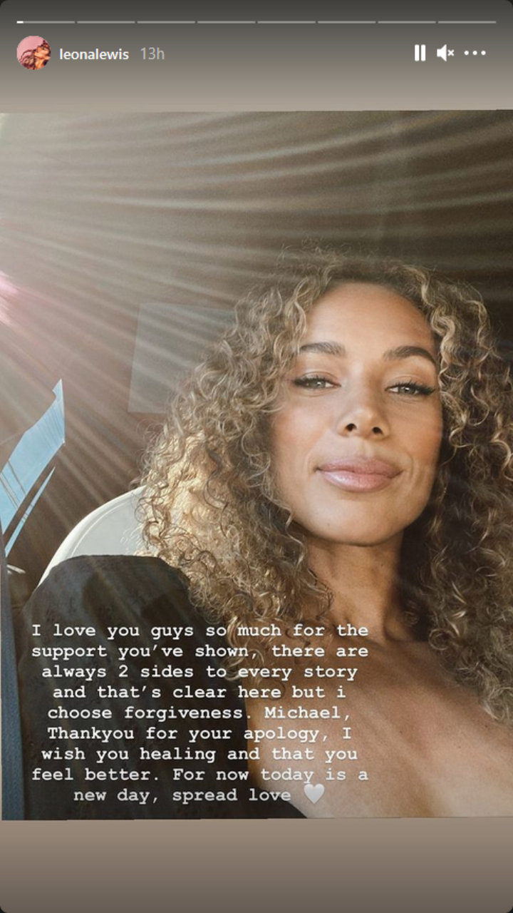 Leona Lewis' IG Story