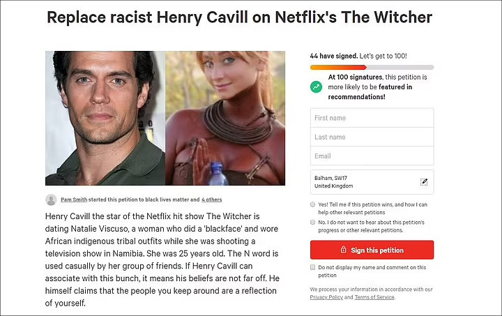 Petition from Change.Org