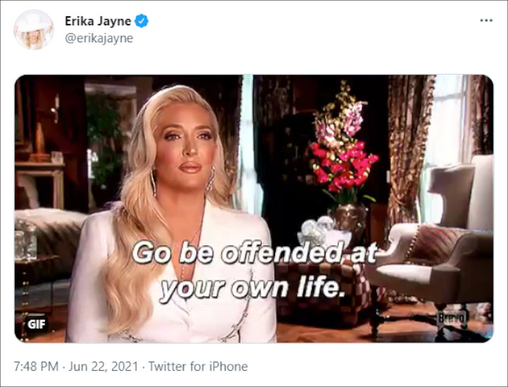 Erika Jayne's Tweet