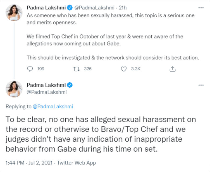 Padma Lakshmi via Twitter