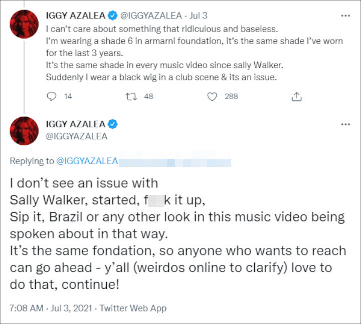 Iggy Azalea's Tweets