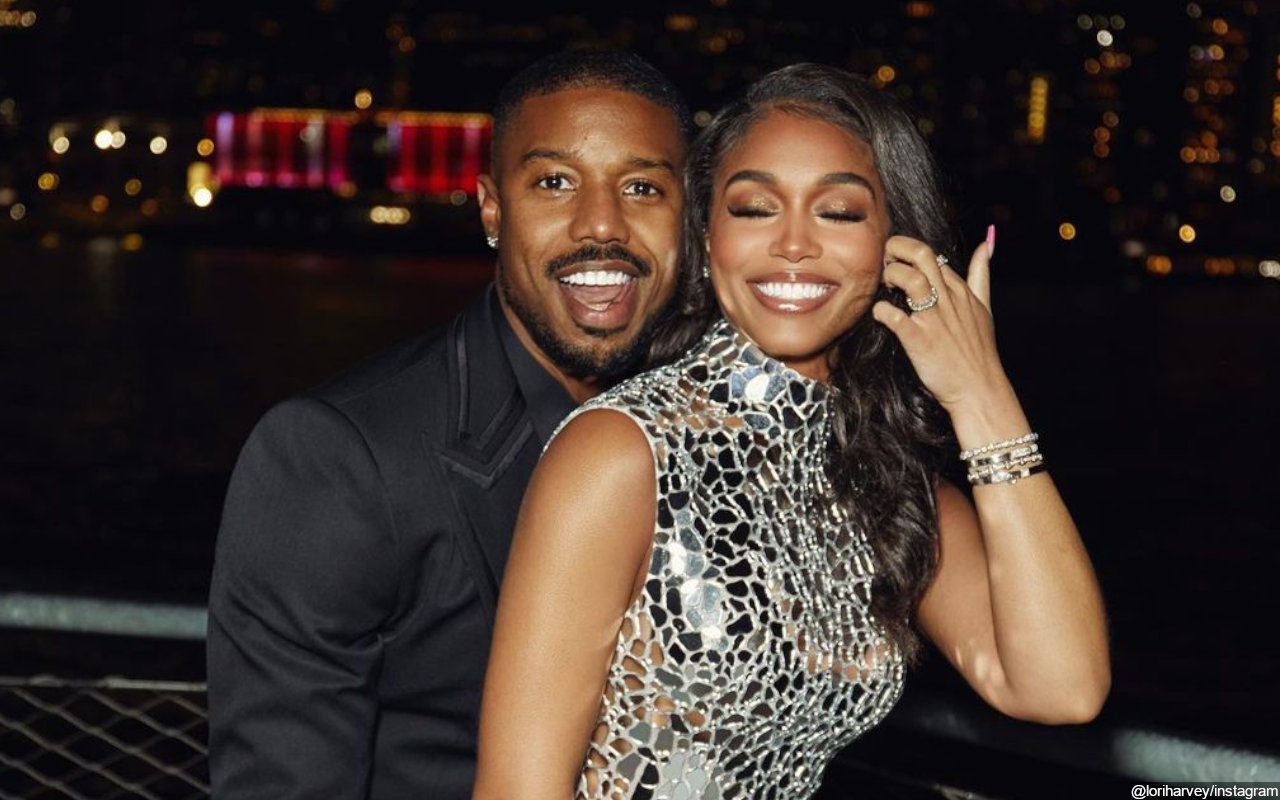 Michael B. Jordan Sweetly Kisses Girlfriend Lori Harvey During Their Romantic 'Baecation'