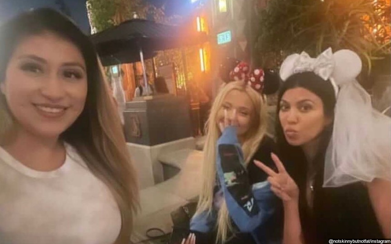 Kourtney Kardashian Sparks Engagement Rumors With Minnie Mouse Bridal Ears During Disneyland Trip