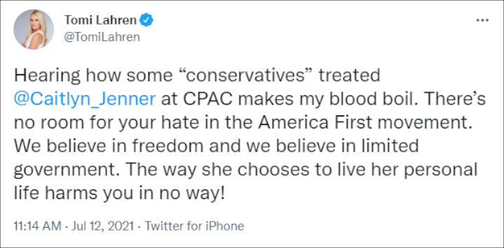 Tomi Lahren's Tweet #2