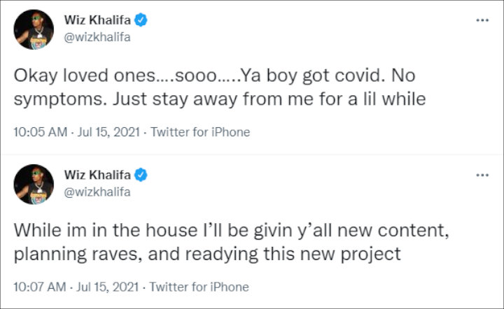 Wiz Khalifa's Tweets