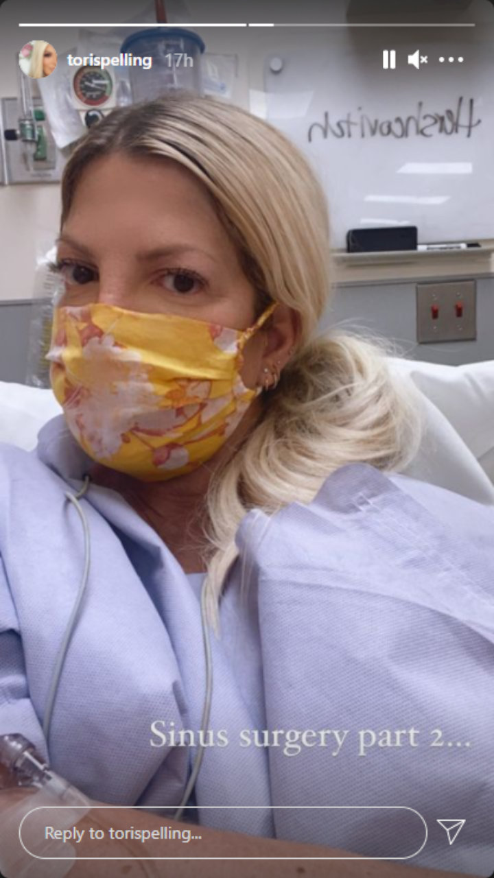 Tori Spelling Hospitalized Tori Spelling Hospitalized