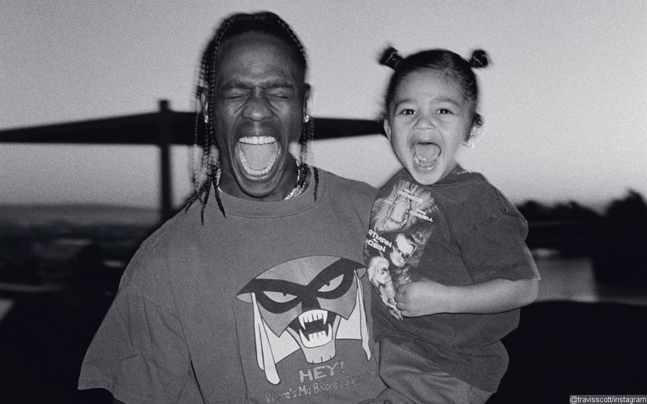 Travis Scott and Daughter Stormi