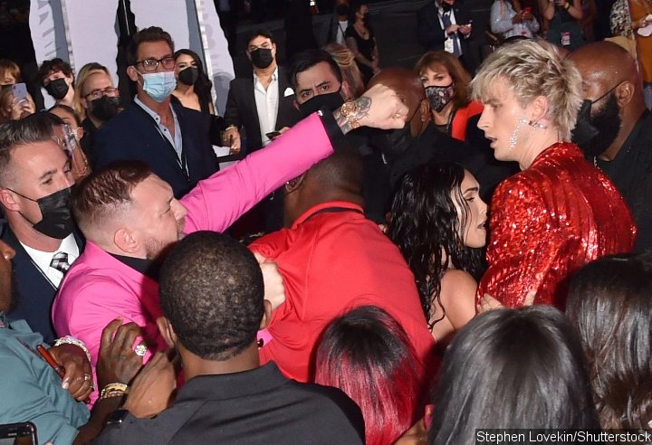 Conor McGregor and Machine Gun Kelly's Fight at MTV VMAs