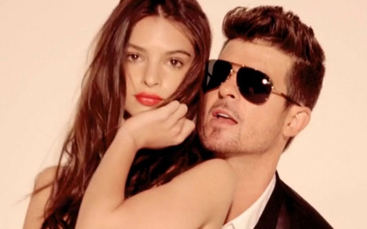 Emily Ratajkowsi Upset Her Claims About Robin Thicke's Groping Turn Into 'Clickbait Frenzy'