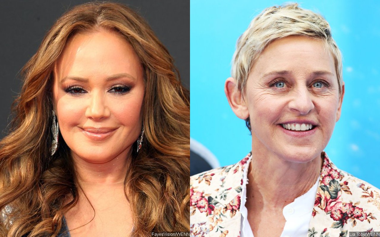 Leah Remini Jokingly Accuses Ellen DeGeneres of 'Acting Interested' in Interview