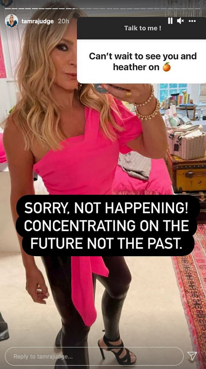 Tamra Judge said she won't return to RHOC