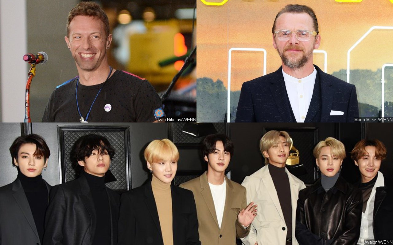 Chris Martin Credits Simon Pegg's Daughter for BTS Collaboration - Vimarsana News