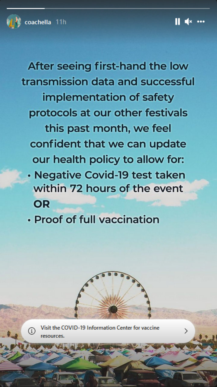 Coachella announces a policy change