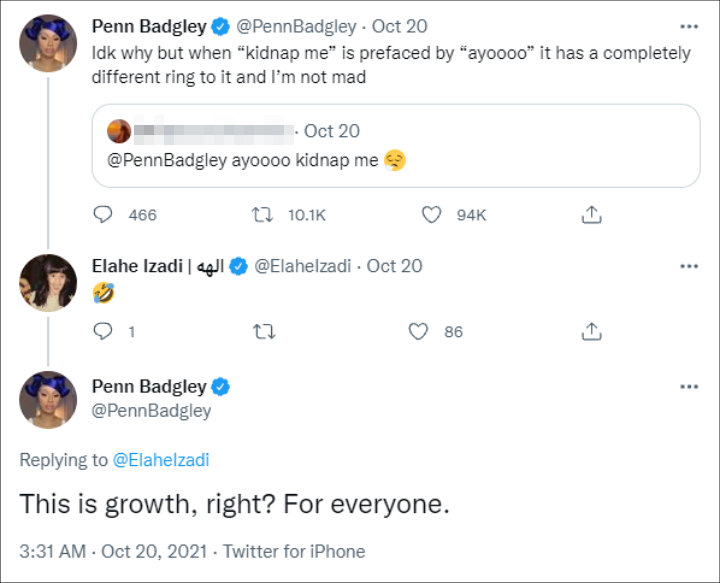 Penn Badgley via Twitter
