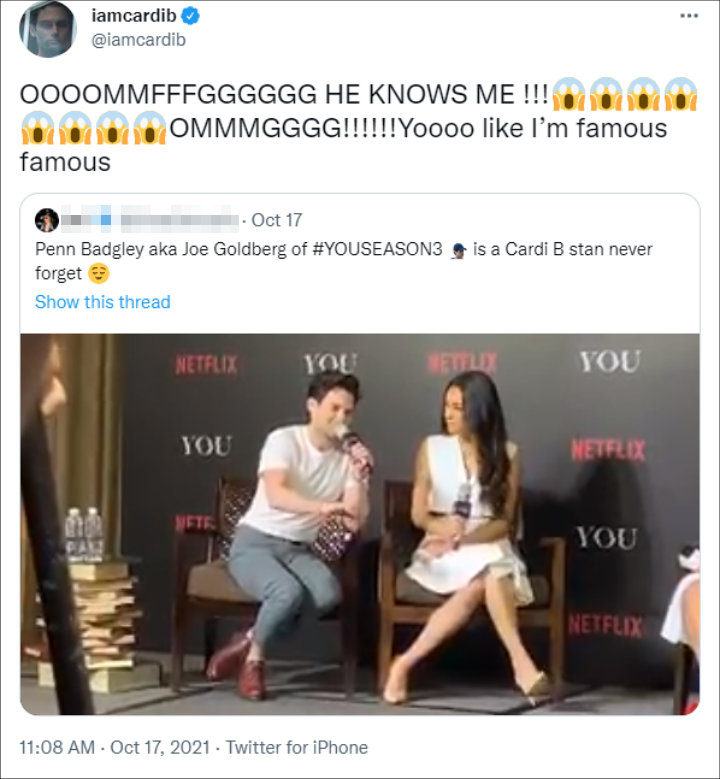 Cardi B via Twitter