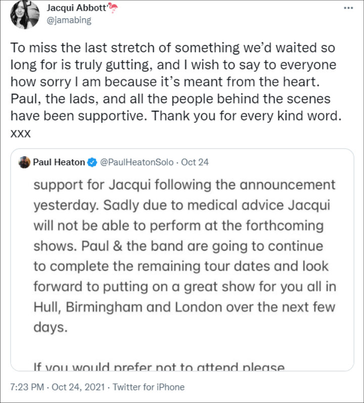 Jacqui via Twitter