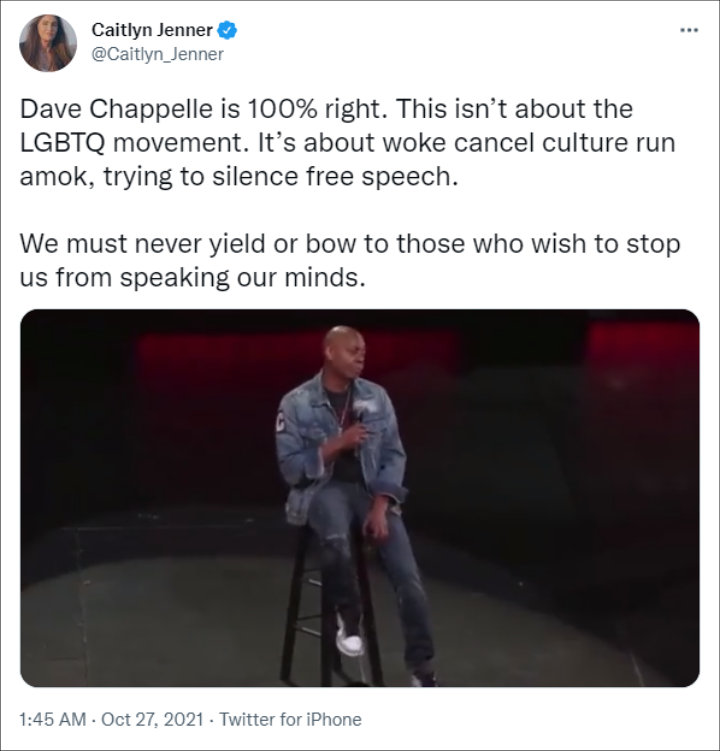 Caitlyn Jenner's Tweet