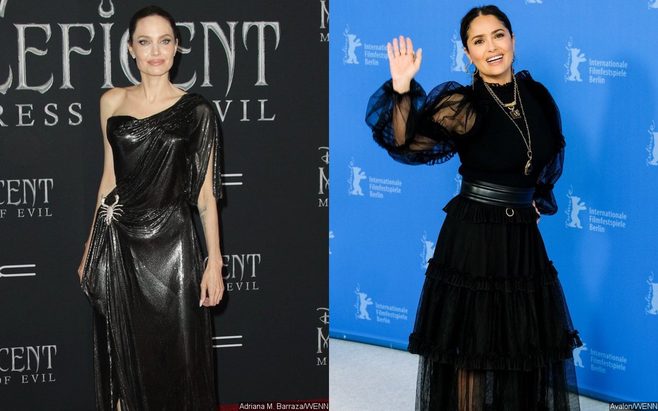 Angelina Jolie and Salma Hayek Hosted Halloween and Christmas Parties on Set of 'Eternals'