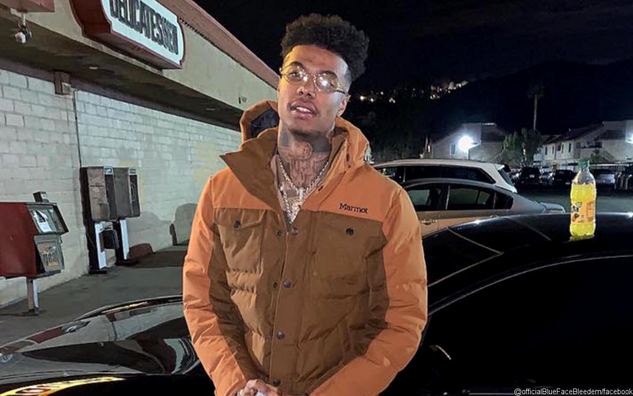 Fans Playfully Roast Blueface After He Falls Off Stage at Dubai Show 