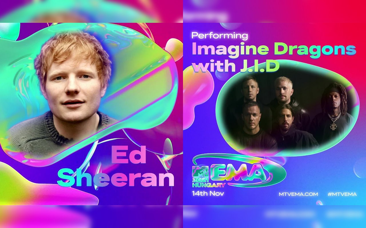 Ed Sheeran,Imagine Dragons,2021 MTV EMAs.
