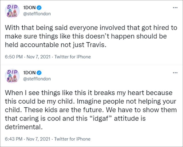 Stefflon Don weighed in on Astroworld tragedy