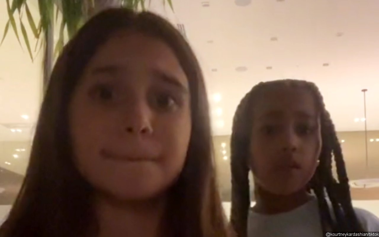Penelope Disick and North West Team Up for Adorable TikTok Video