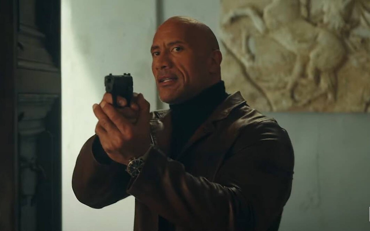Dwayne Johnson Celebrating as 'Red Notice' Becomes Netflix's Most-Streamed Movie