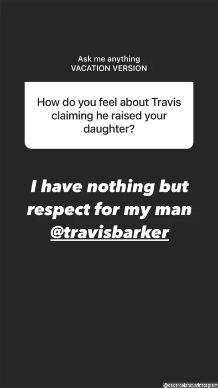 Oscar De La Hoya's IG Story