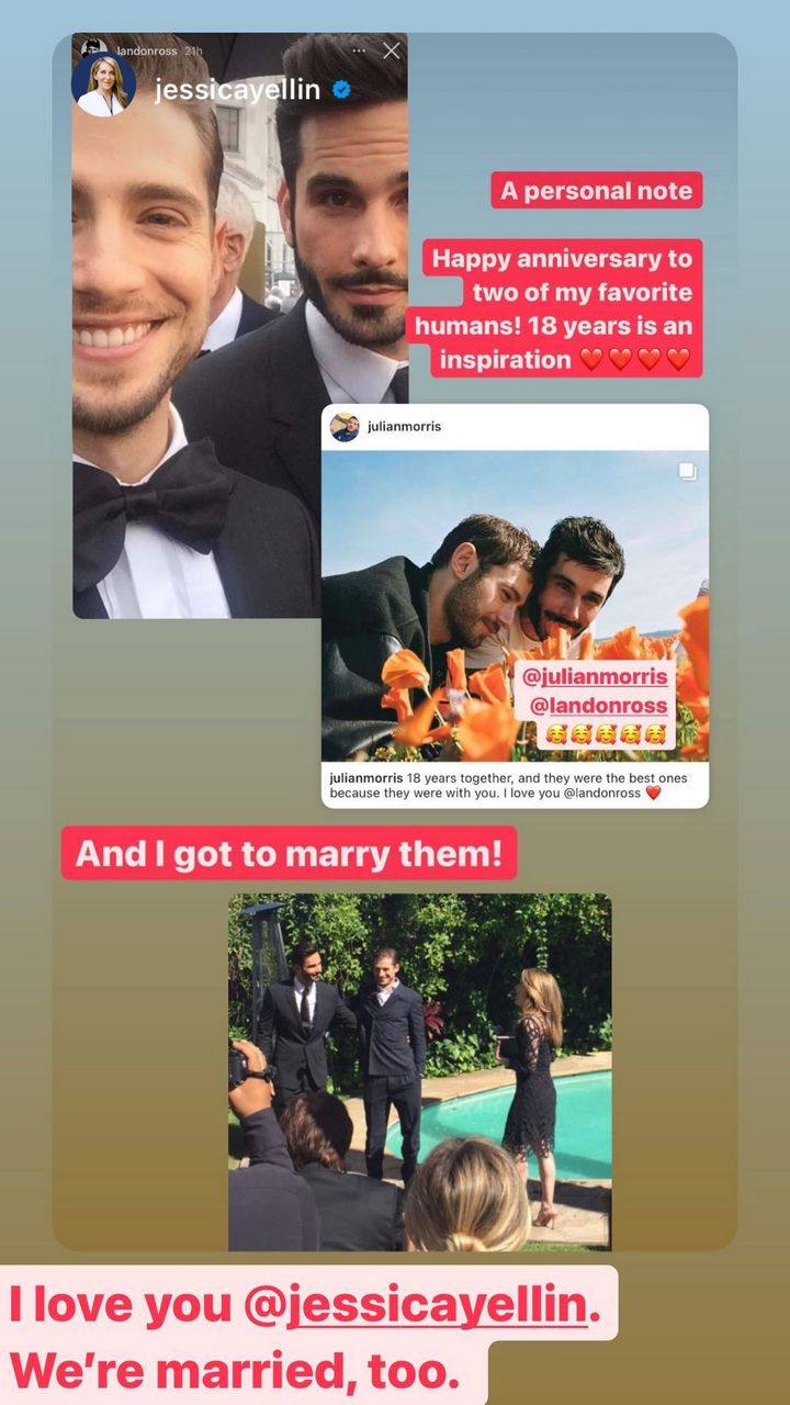 Julian Morris married Landon Ross